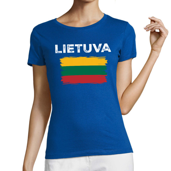 Moteriški marškinėliai "Retro Lietuva"