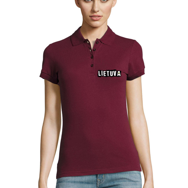 Moteriški Polo marškinėliai "Lietuva"