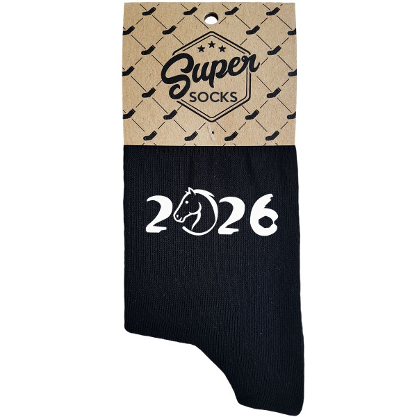 Moteriškos kojinės "2026 - Arklio metai"