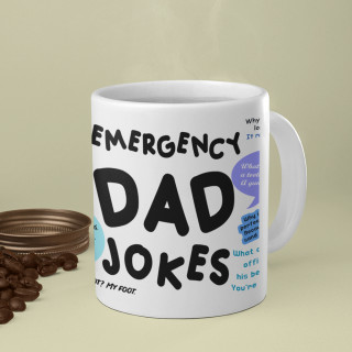 Puodelis "Emergency dad jokes"