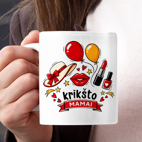 Puodelis "Krikšto mamai"