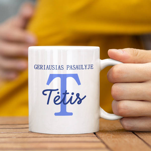 Puodelis "Pats šauniausias tėtis"
