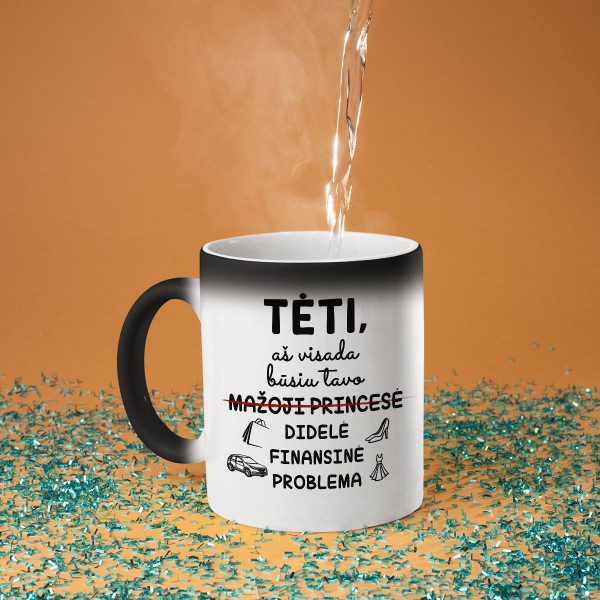 Puodelis "Tėčio finansinė problema"