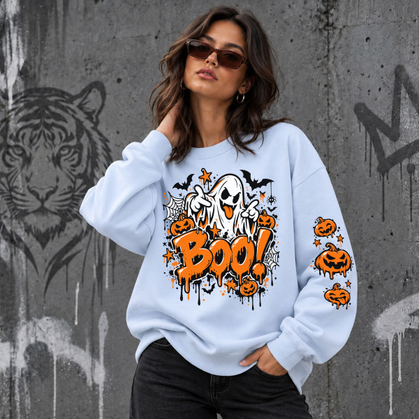 Unisex pastelinis džemperis "Boo"