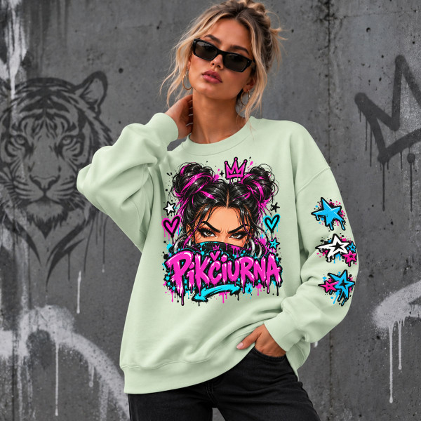 Unisex pastelinis džemperis "Pikčiurna"