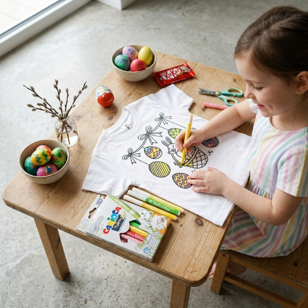 Vaikiškas dovanų rinkinys "Nuspalvink Velykas"