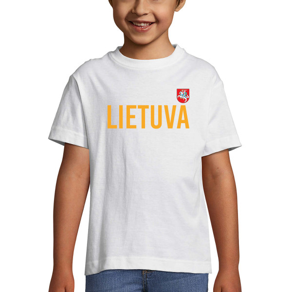 Vaikiški marškinėliai "Lietuva su herbu" Vaikiški marškinėliai "Lietuva su herbu"