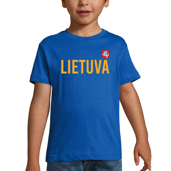 Vaikiški marškinėliai "Lietuva su herbu" Vaikiški marškinėliai "Lietuva su herbu"