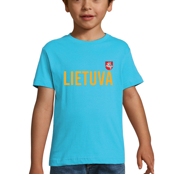 Vaikiški marškinėliai "Lietuva su herbu" Vaikiški marškinėliai "Lietuva su herbu"