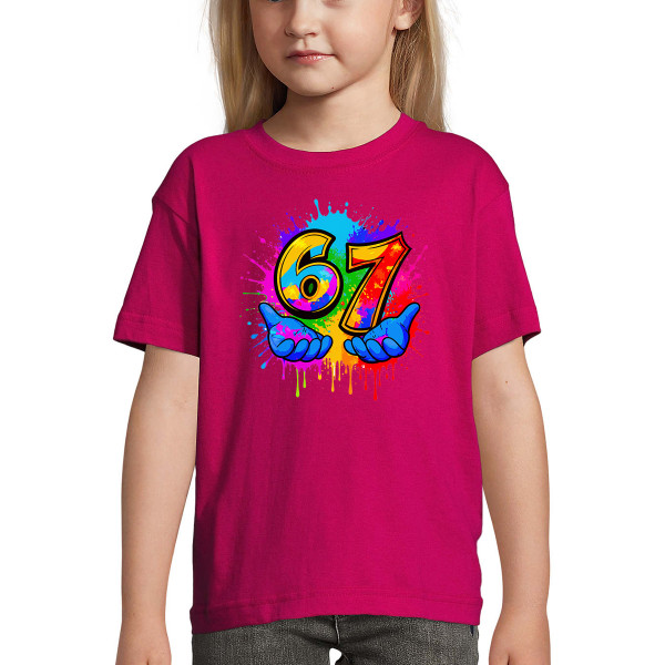 Vaikiški marškinėliai "Six seven"