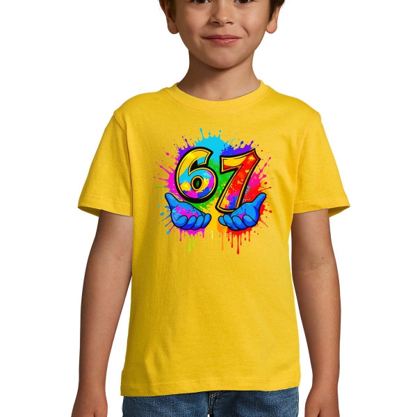 Vaikiški marškinėliai "Six seven"