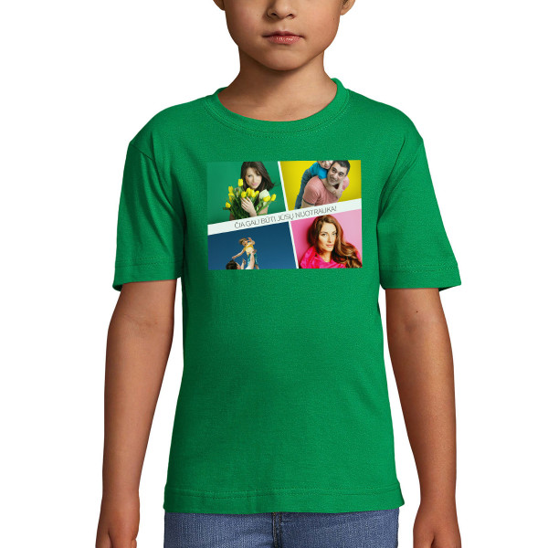 Vaikiški marškinėliai su Jūsų pasirinkta nuotrauka