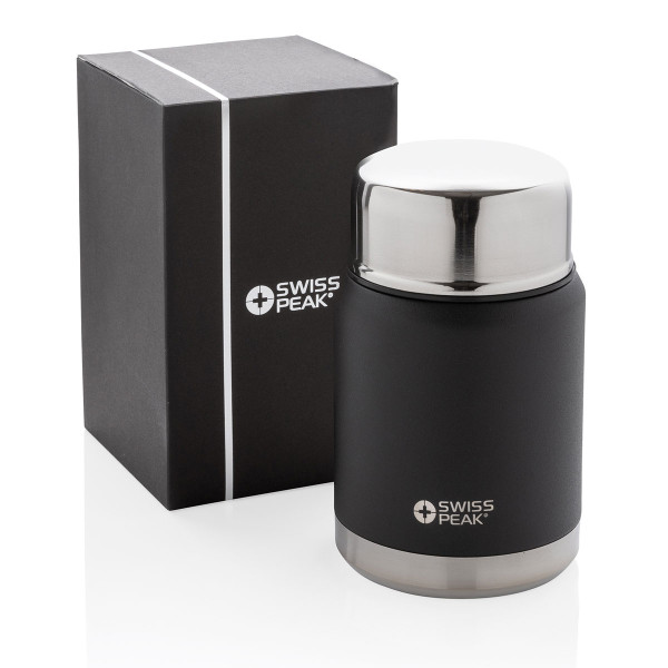 Vakuuminis maisto termosas su šaukštu "Swiss Peak Elite" (su galimybe išgraviruoti už papildomą kainą)