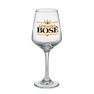 Vyno taurė "Geriausia bosė" (400ml)