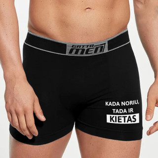 Vyriški apatiniai "Kada noriu, tada ir kietas"