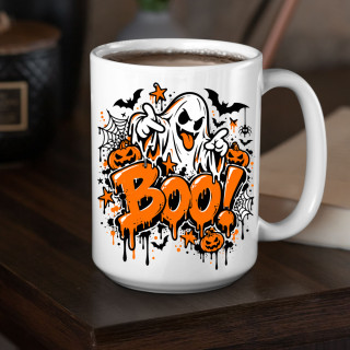 XL puodelis "Boo!" (450ml) XL puodelis "Boo!" (450ml)
