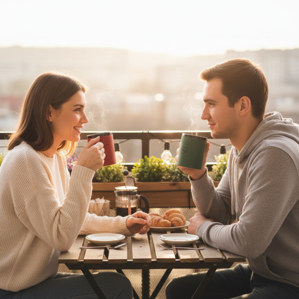 Puodelių rinkinys "Hearts"