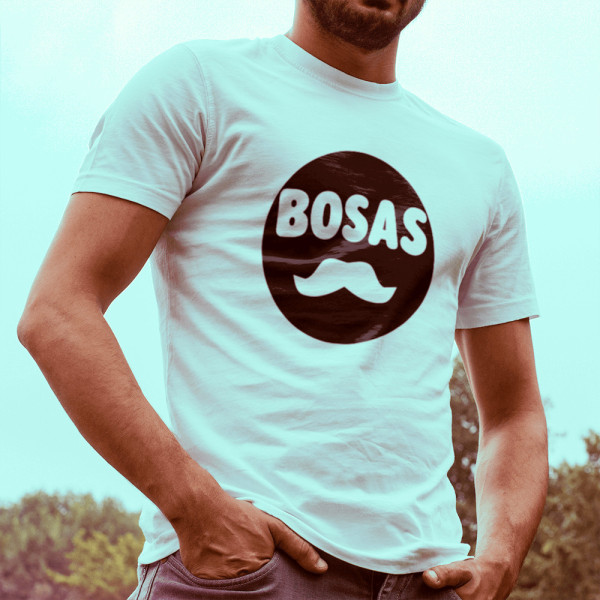 Marškinėliai "Bosas su ūsais" Marškinėliai "Bosas su ūsais"