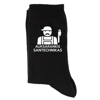 Kojinės "Auksarankis santechnikas"