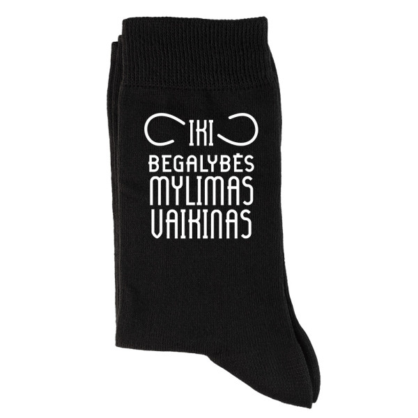 Kojinės "Iki begalybės mylimas VAIKINAS"