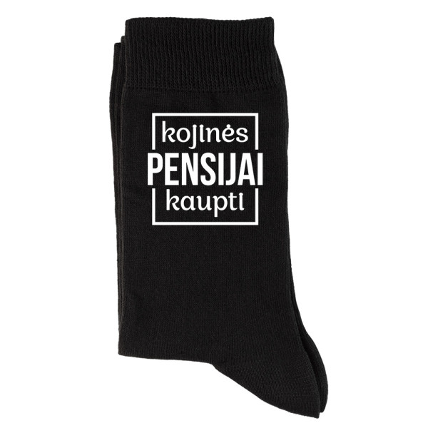 Kojinės "Pensijai kaupti" Kojinės "Pensijai kaupti"