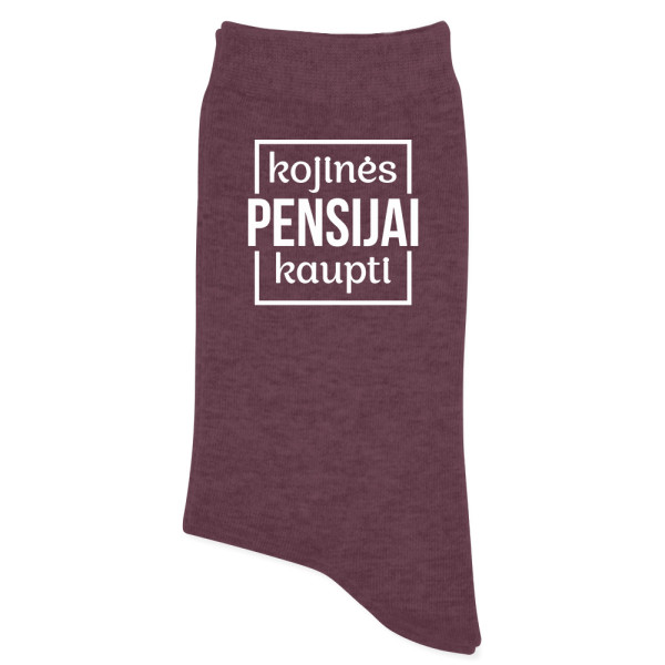 Moteriškos kojinės "Pensijai kaupti"