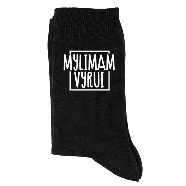 Kojinės "Mylimam vyrui" Kojinės "Mylimam vyrui"