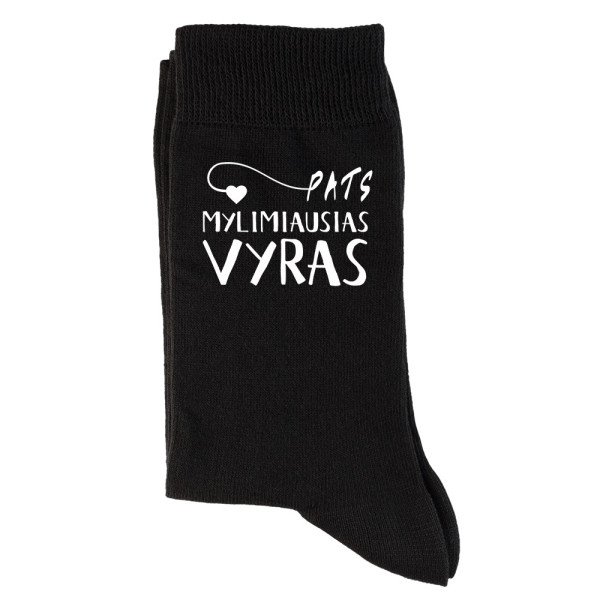 Kojinės "Pats mylimiausias VYRAS" Kojinės "Pats mylimiausias VYRAS"