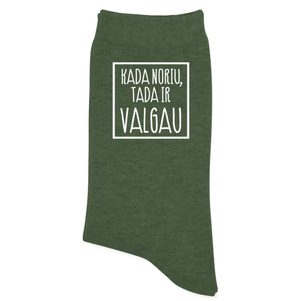 Moteriškos kojinės "Kada noriu tada ir valgau"