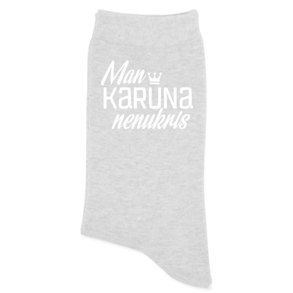 Moteriškos kojinės "Man Karūna nenukris"