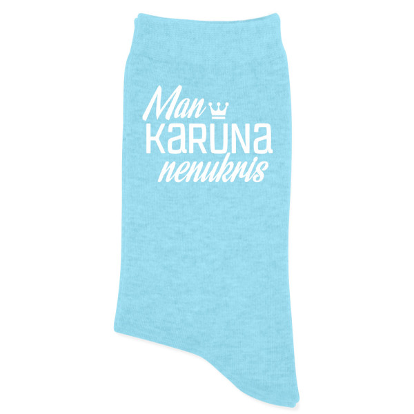 Moteriškos kojinės "Man Karūna nenukris"