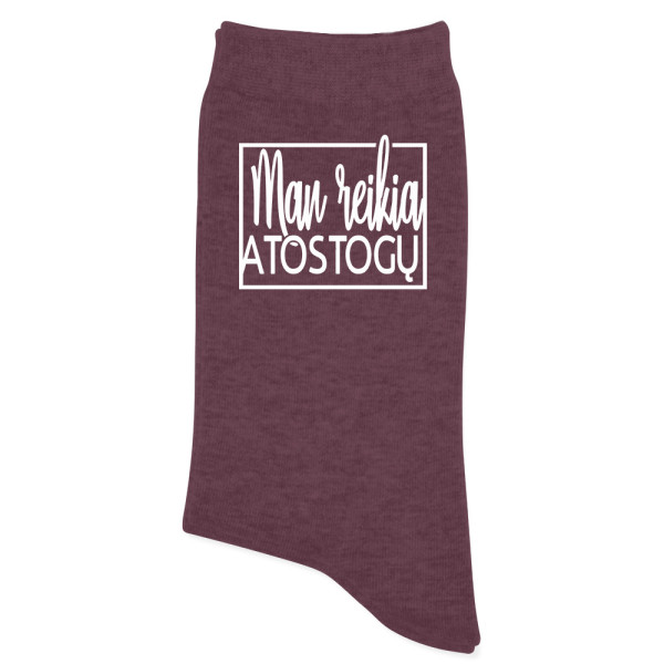 Moteriškos kojinės "Man reikia atostogų"