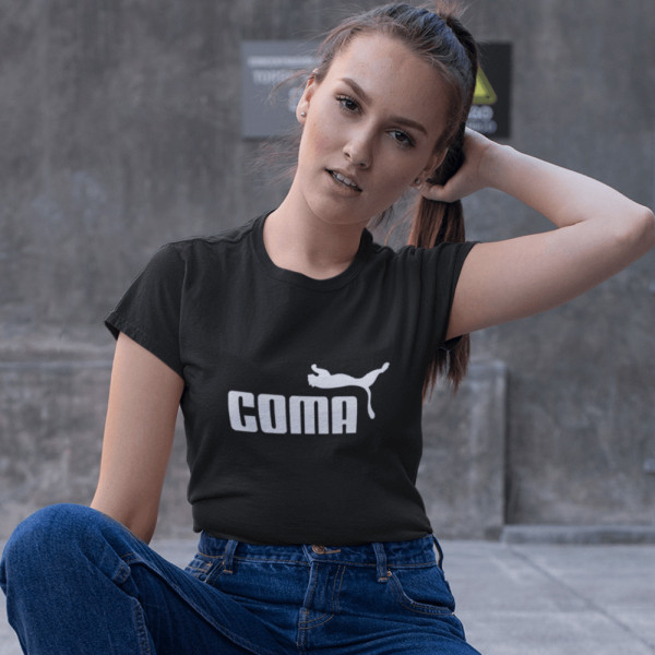 Moteriški marškinėliai "Coma"