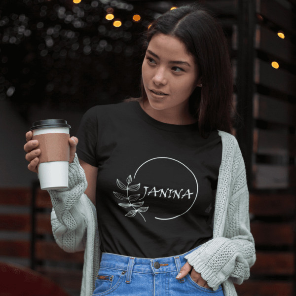 Moteriški marškinėliai "Janina" Moteriški marškinėliai "Janina"