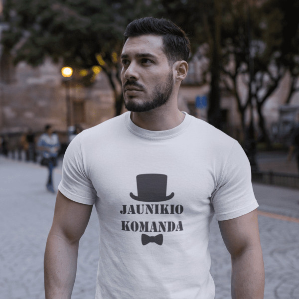 Marškinėliai "Jaunikio komanda"