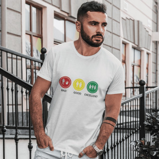 Marškinėliai "Bad Good Excelent"