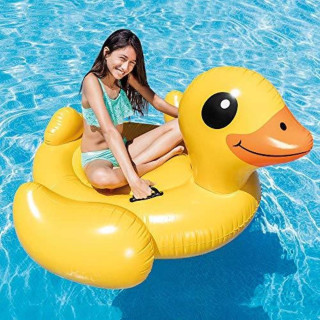 Pripučiamas plaustas "Intex Yellow Duck Ride-On"