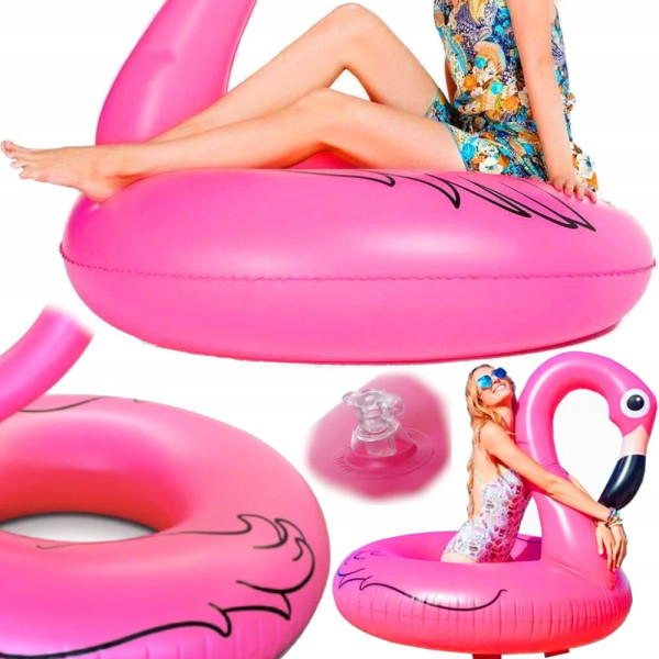 Pripučiamas ratas "Flamingas MAX" (90cm) Pripučiamas ratas "Flamingas MAX" (90cm)