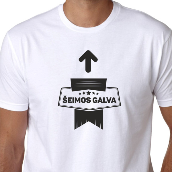 Marškinėliai "Šeimos galva" Marškinėliai "Šeimos galva"