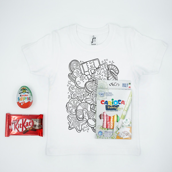 Vaikiškas dovanų rinkinys "Nuspalvink Kalėdas!"